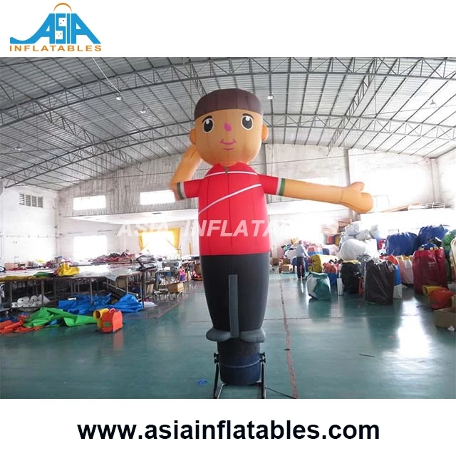 Mini Inflatable Sky Air Dancer Dancing Man / Inflatable Wave Desktop Air Dancer / Human Air Dancer