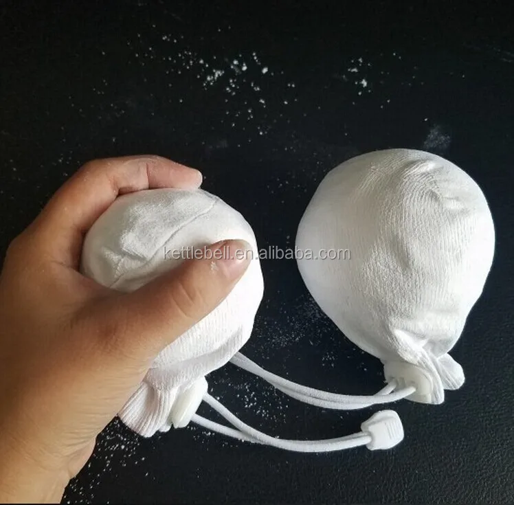 refillable hand chalk ball shot for rock climbing