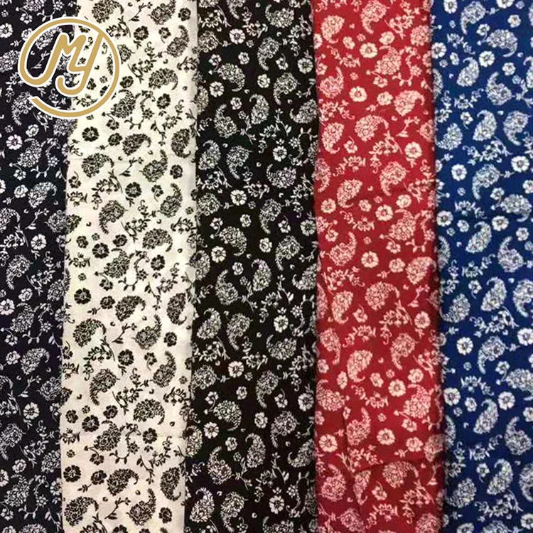 
New arrive OEM customized colorful soft rayon fabric made for dress 