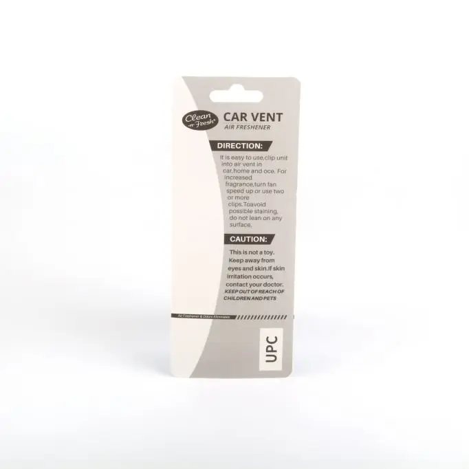 Factory Price Plastic PVC Car Vent Clip Stick Air Freshener