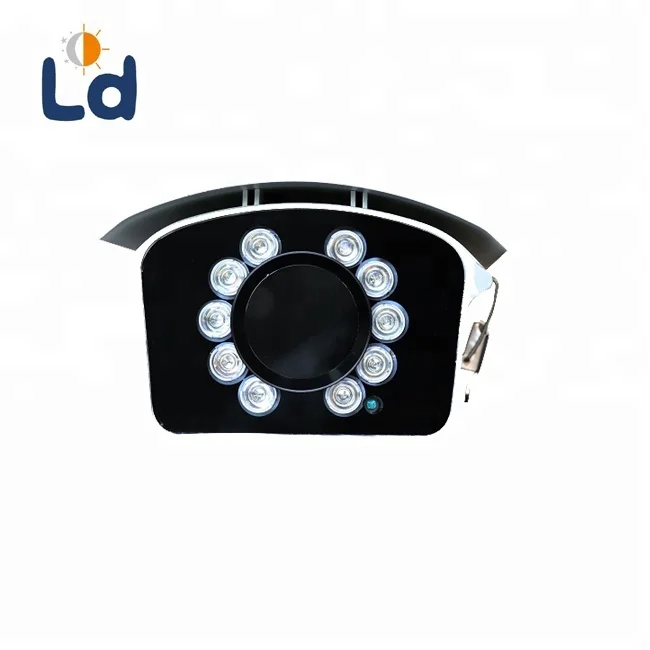 IP66 Dual Voltage S-LD046 LED Strobe LPR/ANPR Aluminium CCTV Camera Housing with Infrared LED