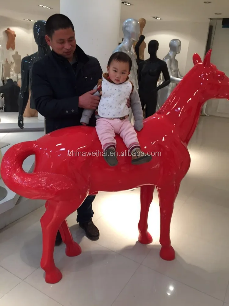 life size horse mannequin