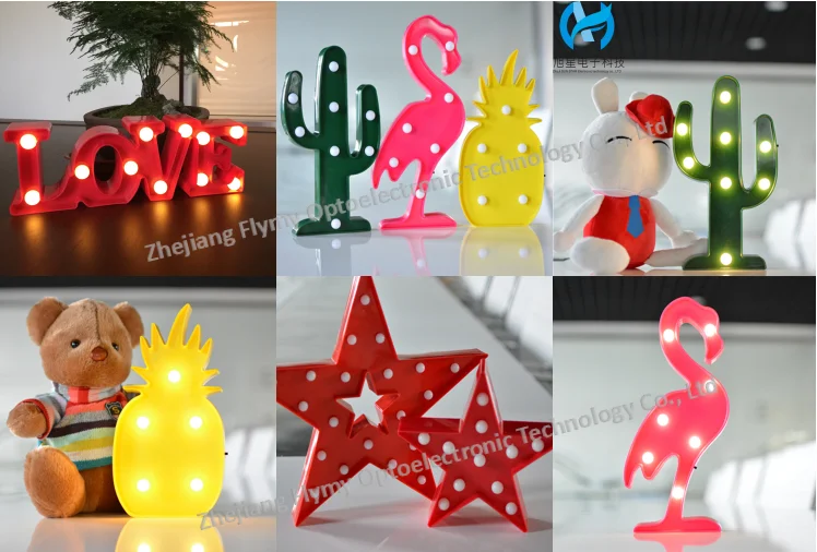 alibaba best sellers 2018 pink flamingo light marquee battery operated wholesale alibaba factory direct with CE&ROHS