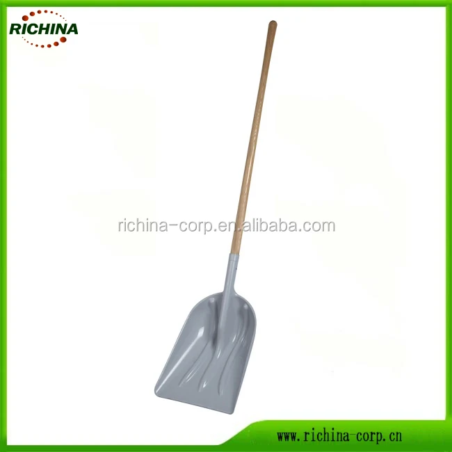 Long Steel Handle Garden Grain and Snow Scoop Shovel with PP or ABS Material Head