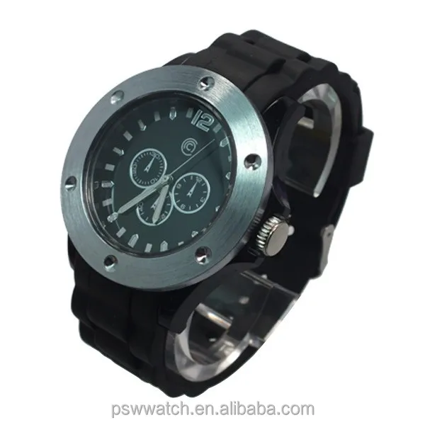 Plastic Black with Japan PC21 Movt SR626SW Slim Stone Quartz Watch