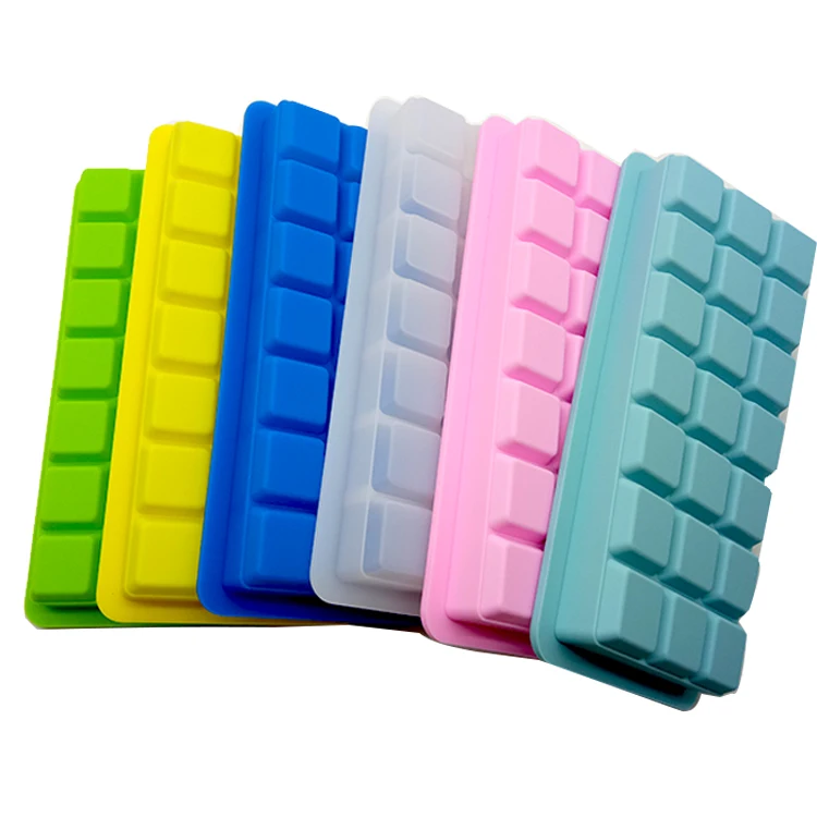 Benhaida BPA Free 21 Cavities Silicone Ice Cube Trays With Lid