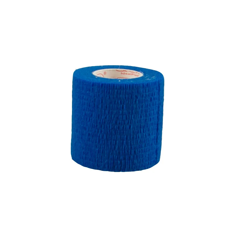 Wholesale Idealplast colorful cohesive bandages self adhesive sports tape for protecting ankle