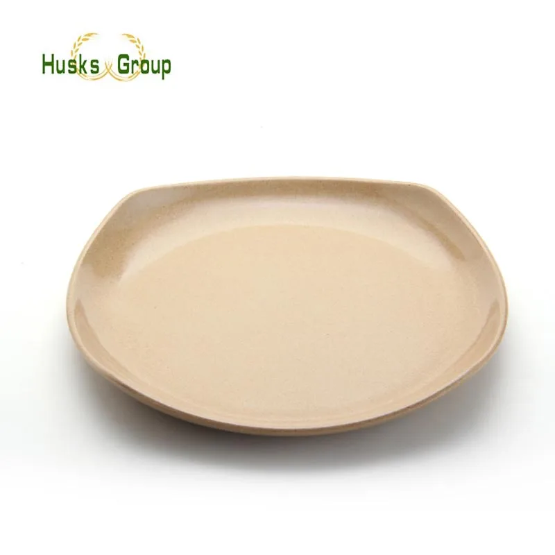 Restaurant Reusable Rice Husks Fiber Plate