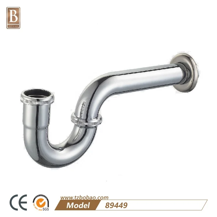 High-quality China Factory Brass Chrome-Plating Bath And Kitchen Basin Siphon