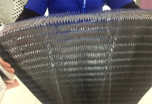 unexpanded slices fireproof Foil aluminum honeycomb core for doors, ceiling ,wall panels
