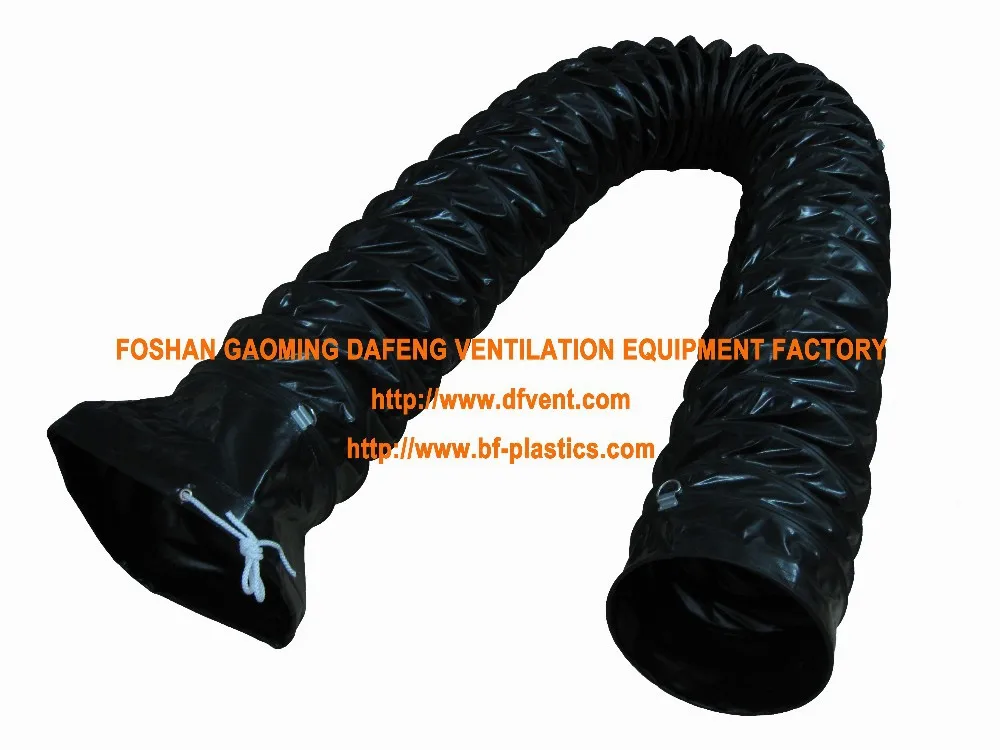 
Factory for 200mm 8inch 10m PVC fire resistant flexible ventilation duct air hose exhaust air pipe 