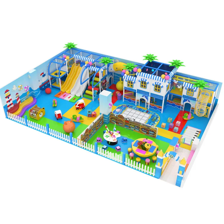
Well Designed lovely indoor playground kids ball pool + slide activities with Quality Assurance 