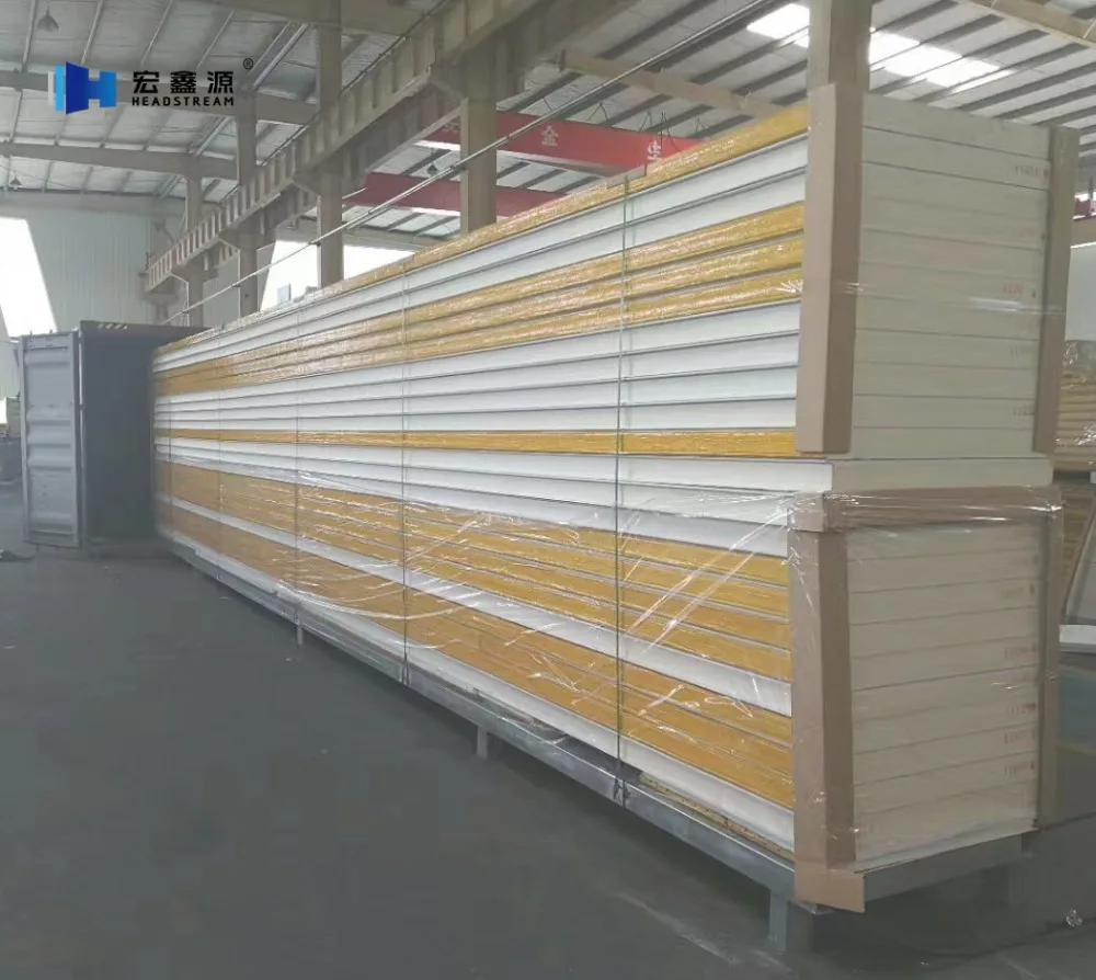 Headstream supply High Density Polyurethane Foam PIR/PUR wall Sandwich Panels