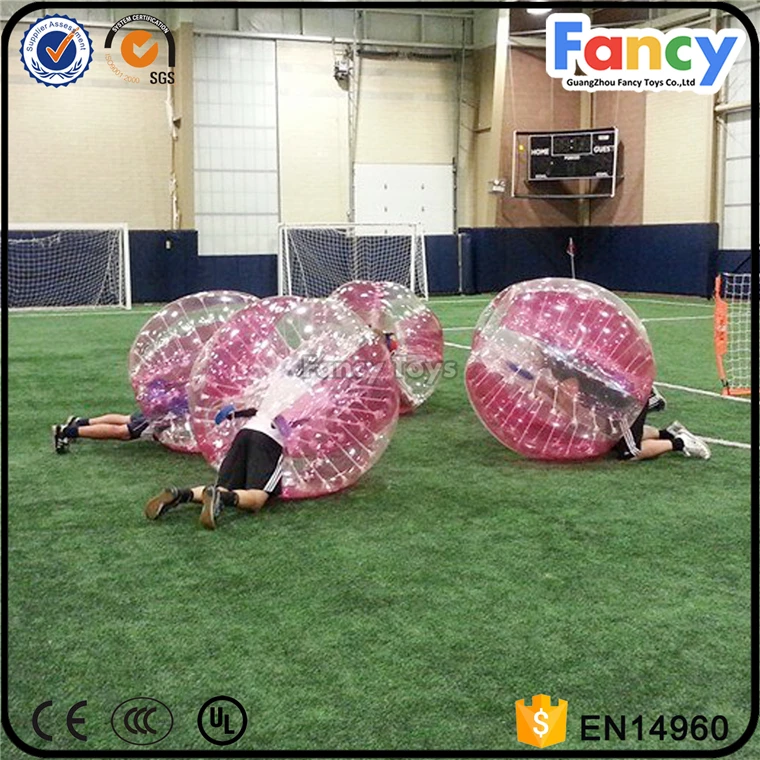 Latest hot! soccer ball size bubble belly bumper knocker ball for football for outdoor on sale