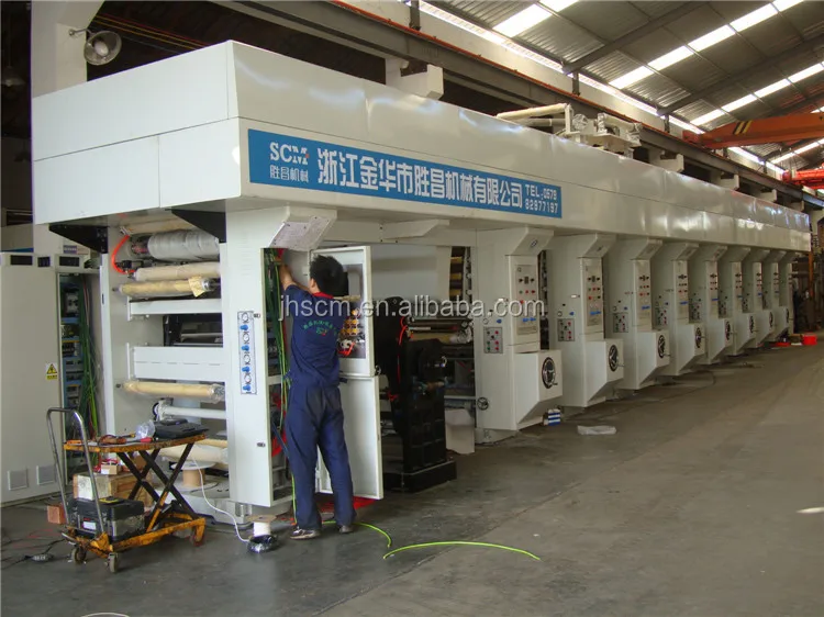 
Automatic multi - color gravure printing machine film cloth printing machine 