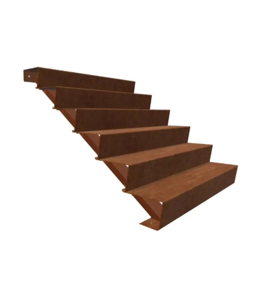 Corten Steel Steps weathering steel stairs
