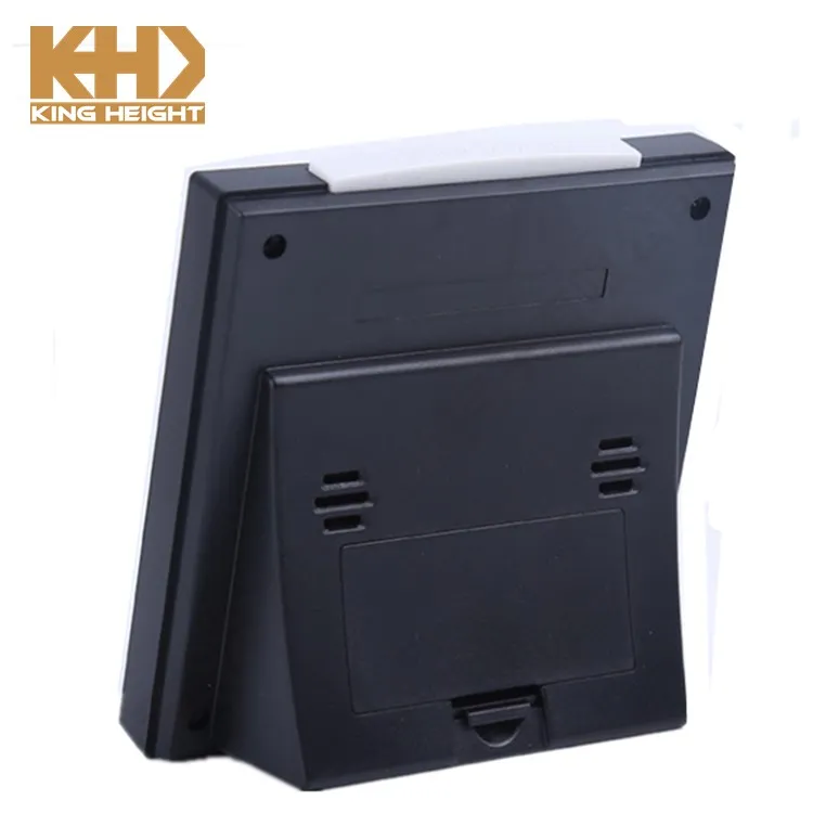 KH-CL004 KING HEIGHT RoHS Max and Min Temperature LED Light Table Cheap Station Forecast Weather Multifunction LCD Clock