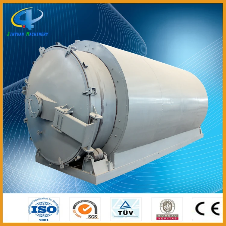 45% Выход Масла Резиновых Отходов, Пиролиз Переработка Машина с Новым Дизайном