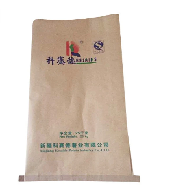 
Heavy duty durable kraft paper used cement bags 