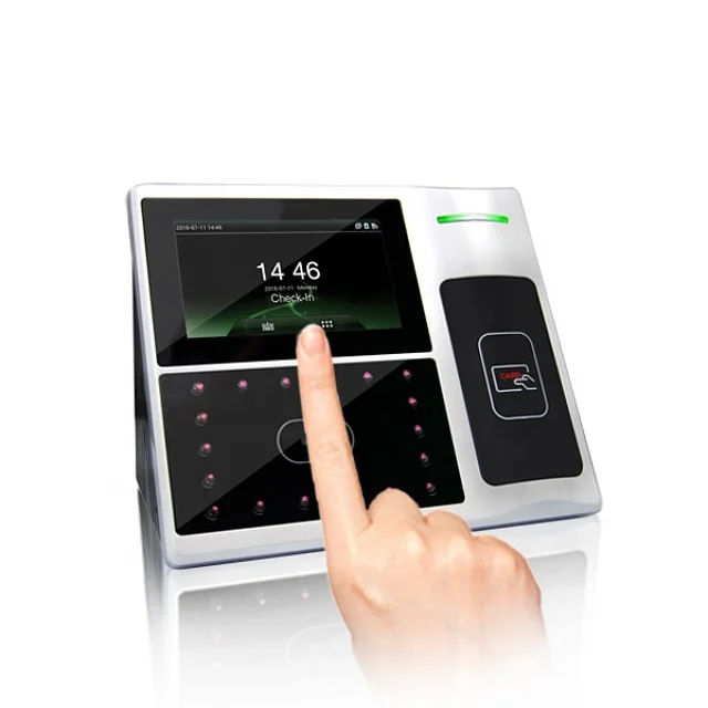 
4.3 inch touch LCD Biometric acess control Face recognition time attendance system with RFID card (Uface) 