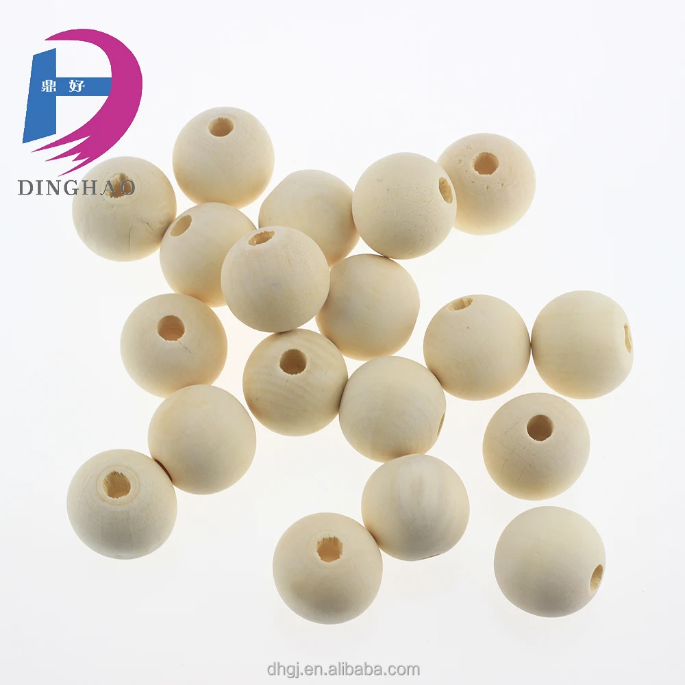 
High Quality Lotus Natural Wood Bead With Hole 