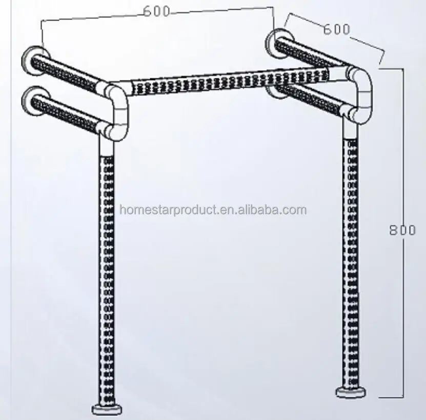 
stainless steel with nylon bath washbasin handicapped handrail,disable grab bar. 