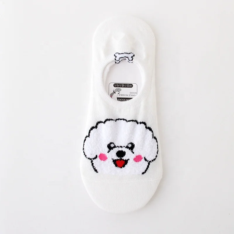 Yiwu Supplier Hosiery Women Girls Breathable Cotton Cartoon Cute Socks