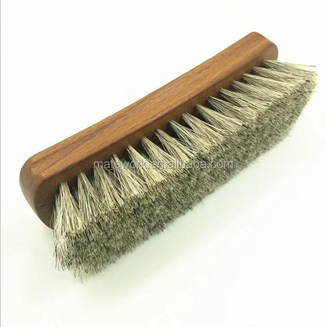 
High Quality wooden horse hair shoe polish brush,brush clothing 