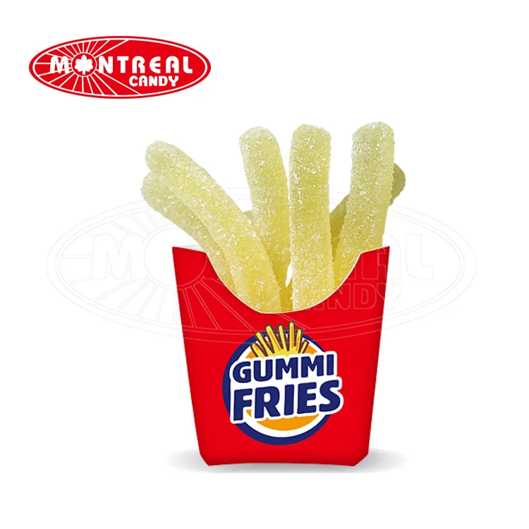 Fat free jelly sour halal french fries gummy candy