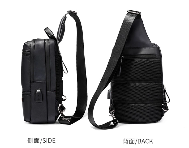 Arctic Hunter 2018 new Anti Theft USB Charging Hole Crossbody Chest Bags Custom Packs Shoulder Bags