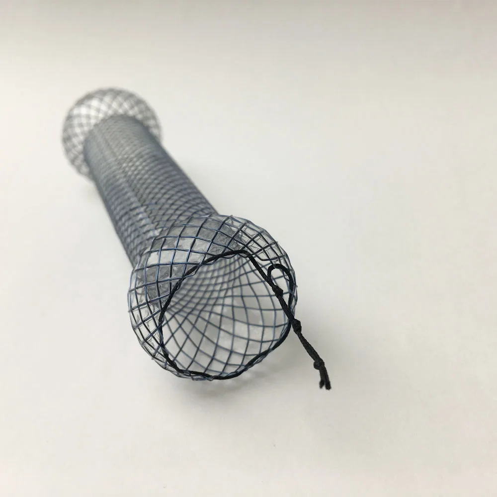
medical nitinol expandable duodenal stent with silicon covering 