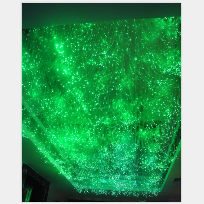 led RGB plastic optical fiber light twinkle for decorative