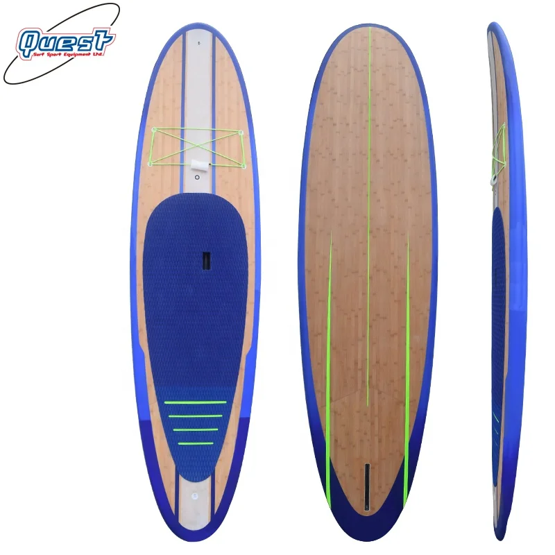 Sup Race Board Wooden/ Bamboo Veneer Race Paddle Board