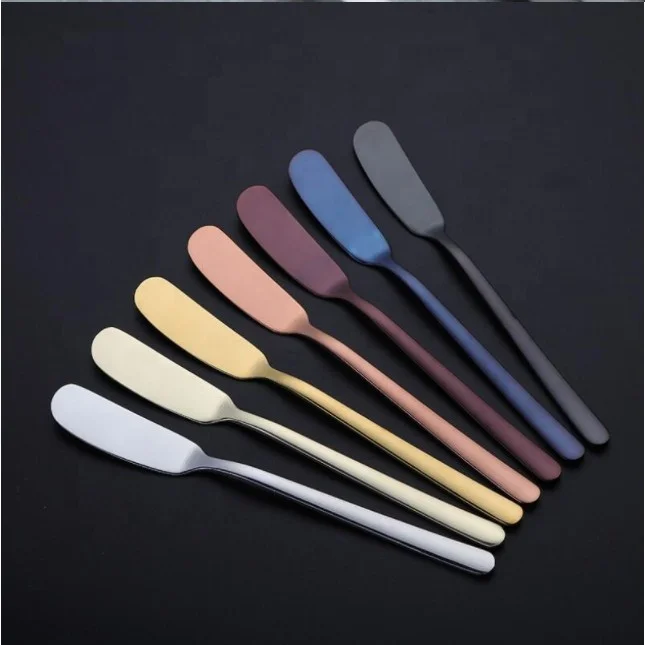 Multi-function 304 Stainless Steel Butter  Cake Knife,16.5cm 24g cheese Knife Western Cutlery Breakfast Knife