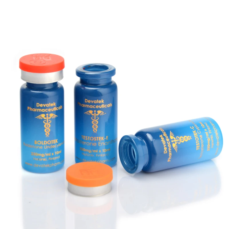 Wholesale custom empty injection vial luxury 10ml glass vial steroid labels China factory vial caps