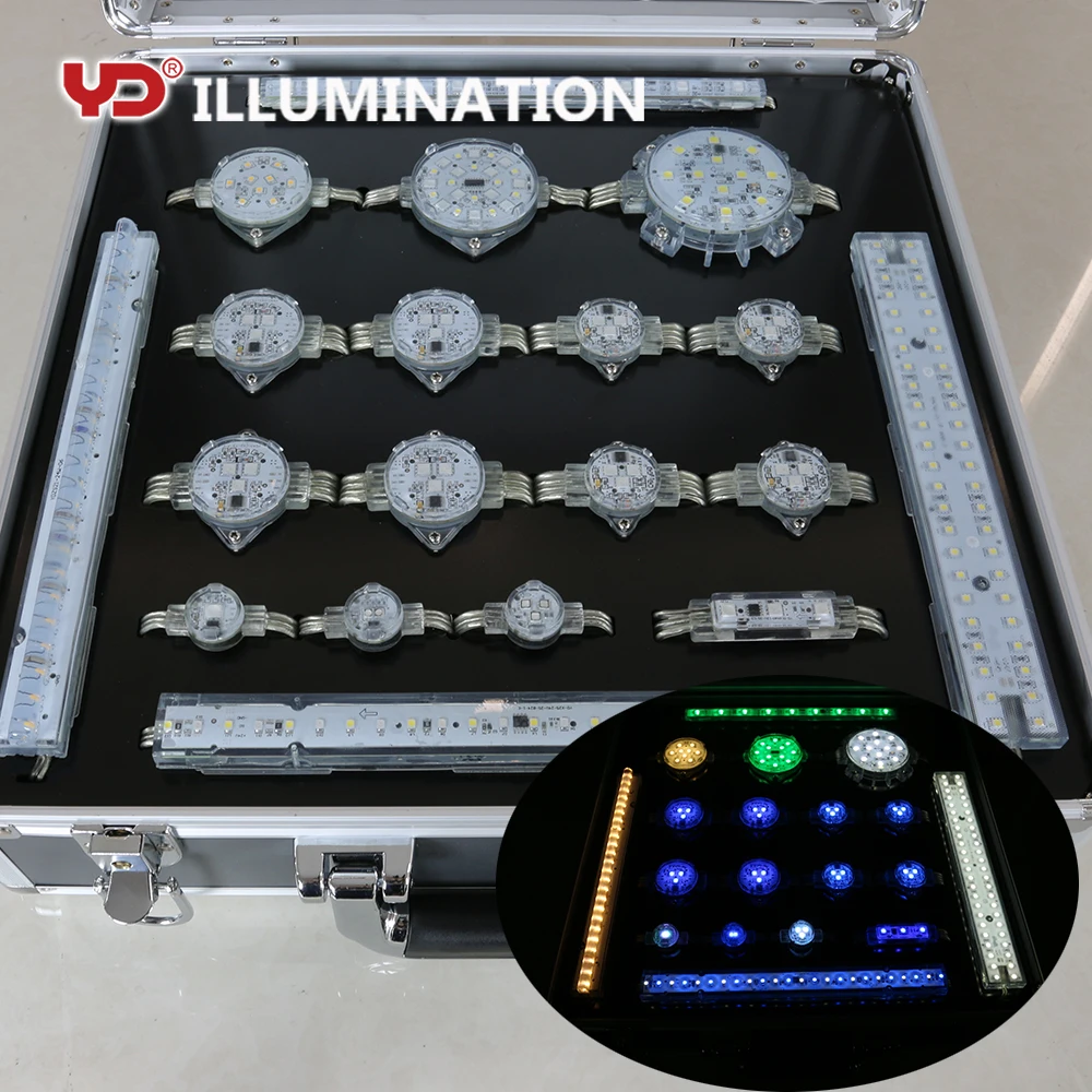  Программируемая Пиксельная коробка-образец rgb для наружного освещения от производителя