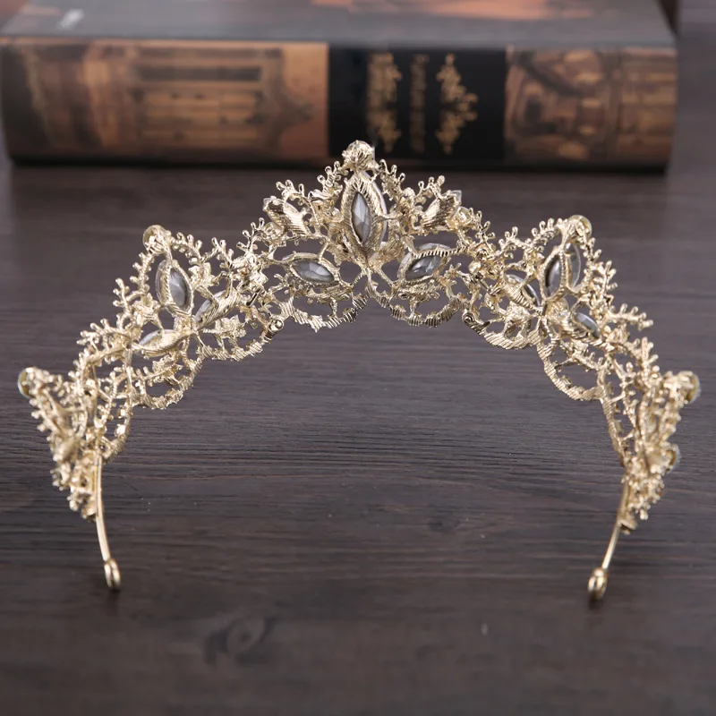 Factory direct wholesale crystal high quality tiara crown