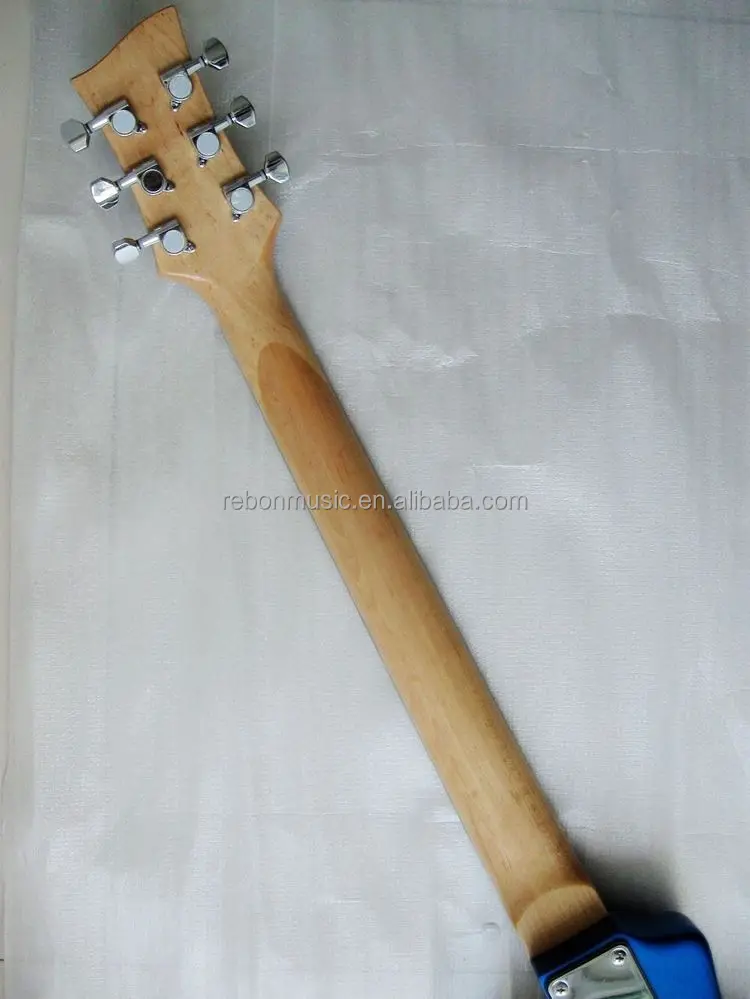 Weifang Rebon 6 String travel mini electric guitar with small body