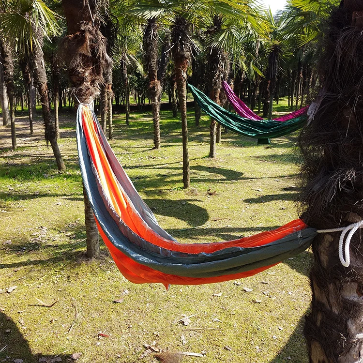 Hot Sale Colorful Parachute Round Cotton Camping Hammock,Hanging Sleeping Hammock