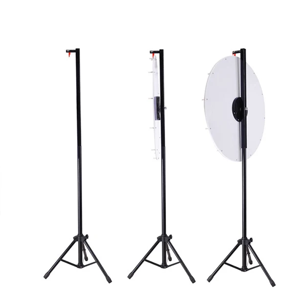 prize wheel 30 inches LED iron foot spin wheel