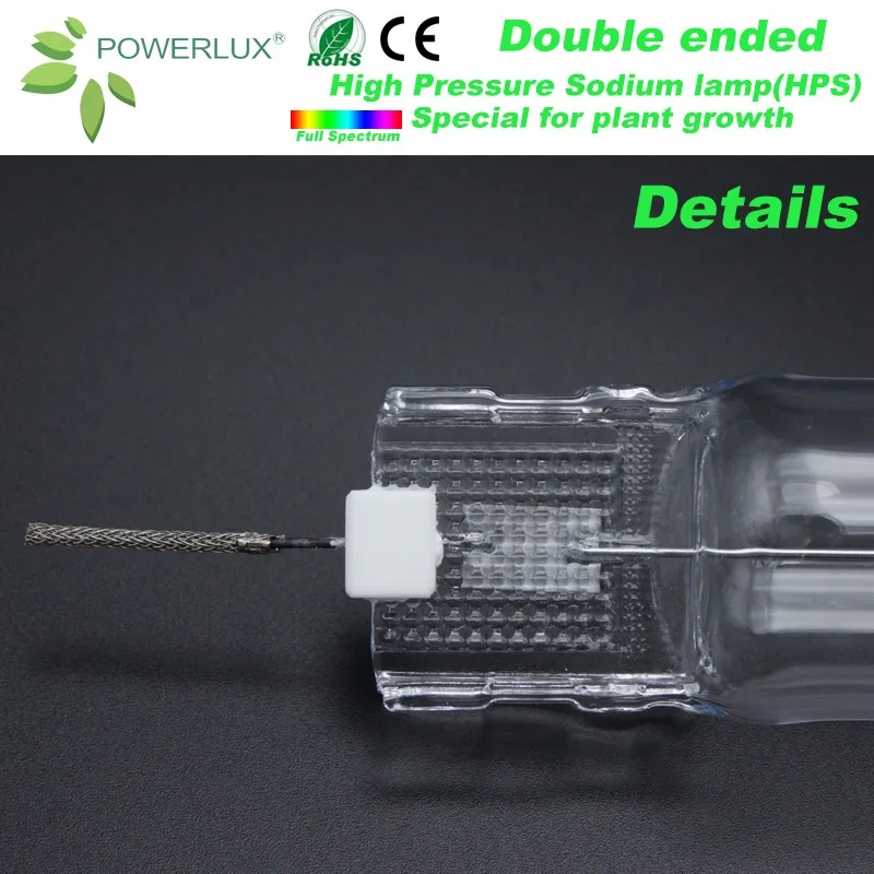 Super 1000W DE Double Ended HPS Grow Greenhouse Lamp High Pressure Sodium Lamp