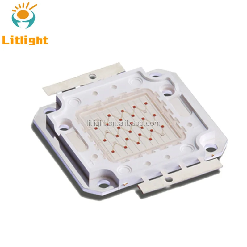 High Power 30W 50W 100 watt  Chip Bi color 660nm 460nm 4:1 Red+Blue 100W COB LED Module for plant grow lamp