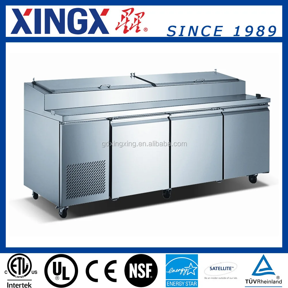 Холодильное оборудование-охлаждающий стол для пиццы, кухонное оборудование для ресторана ETL/NSF с сковородками GN и разделочными досками