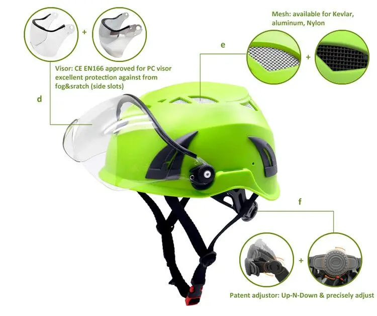 
CE EN 397 Industrial safety helmet; Construction worker helmet 