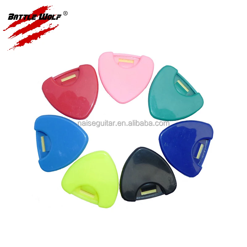 Wholesale Purple Guitar Pick Holder Triangle Guitar Pick Case
