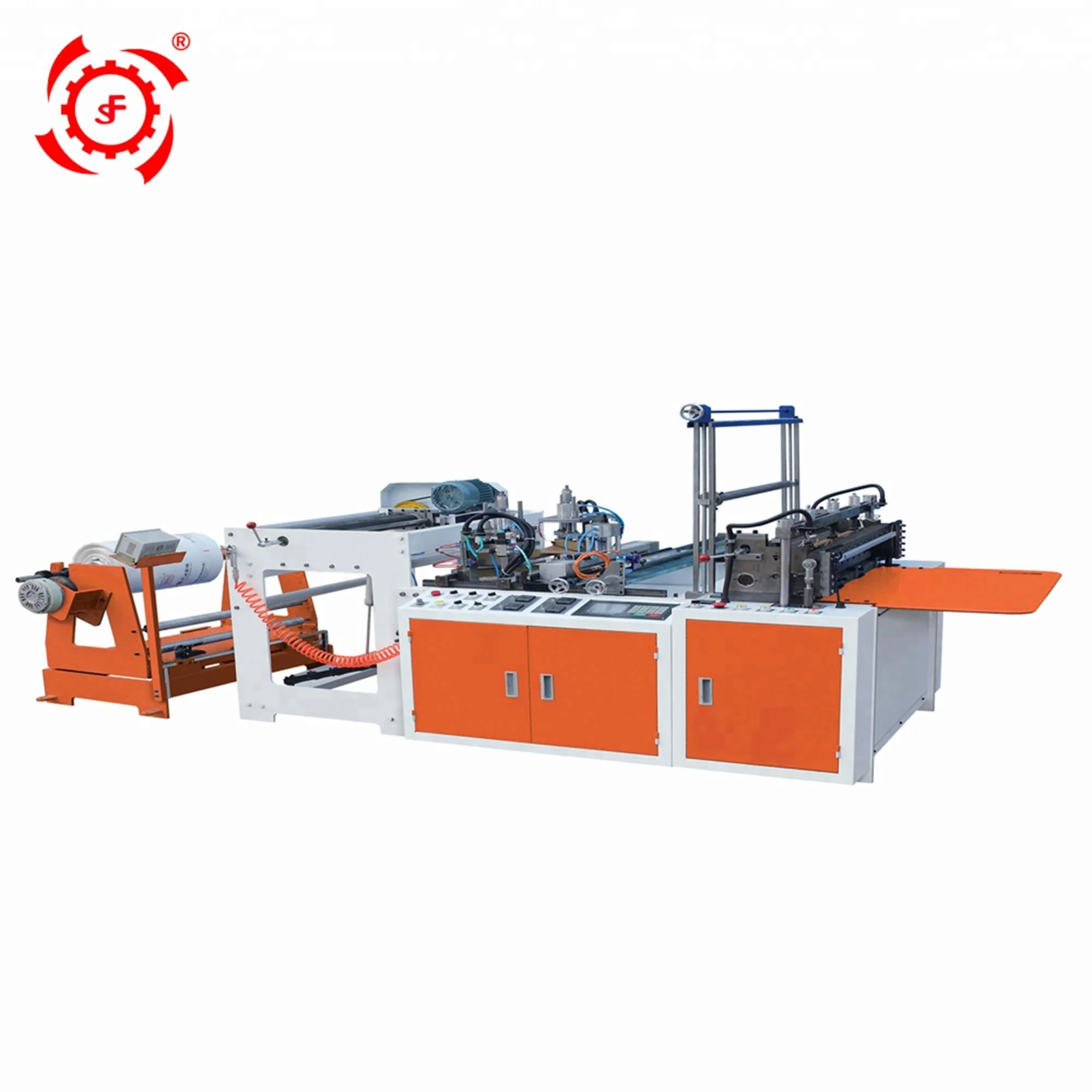 
LIFENG high speed Biodegradable PE fabric ziplock high frequency pvc air bubble film three side seal bag making machine price 