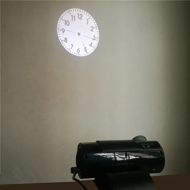 creative innovative decorative smart light LED wall clock projector