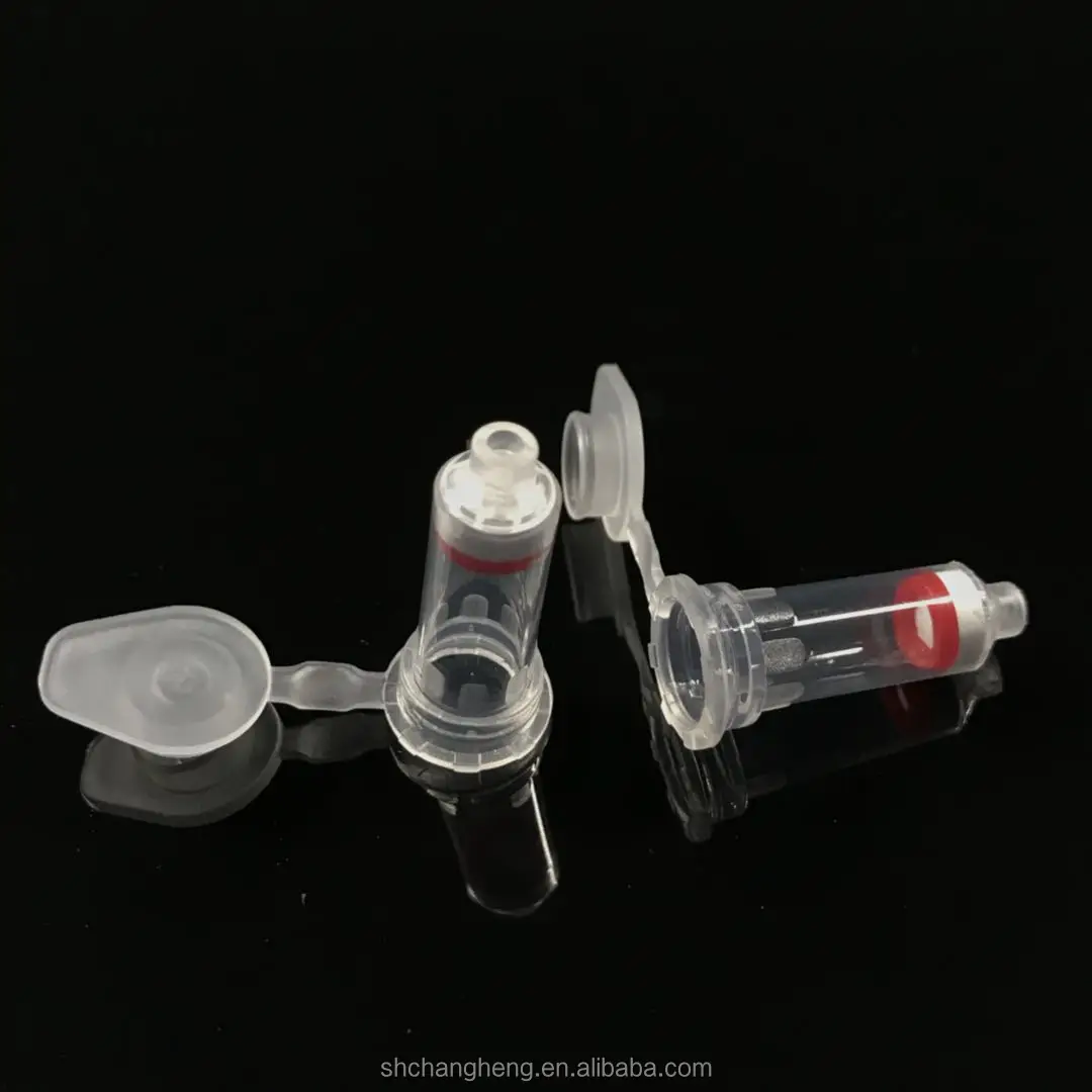 0.8ml test tube with glass fibers with four layers spin column