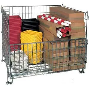 China supplier of high quality metal container foldable storage cage with ce,iso,tuv certificate