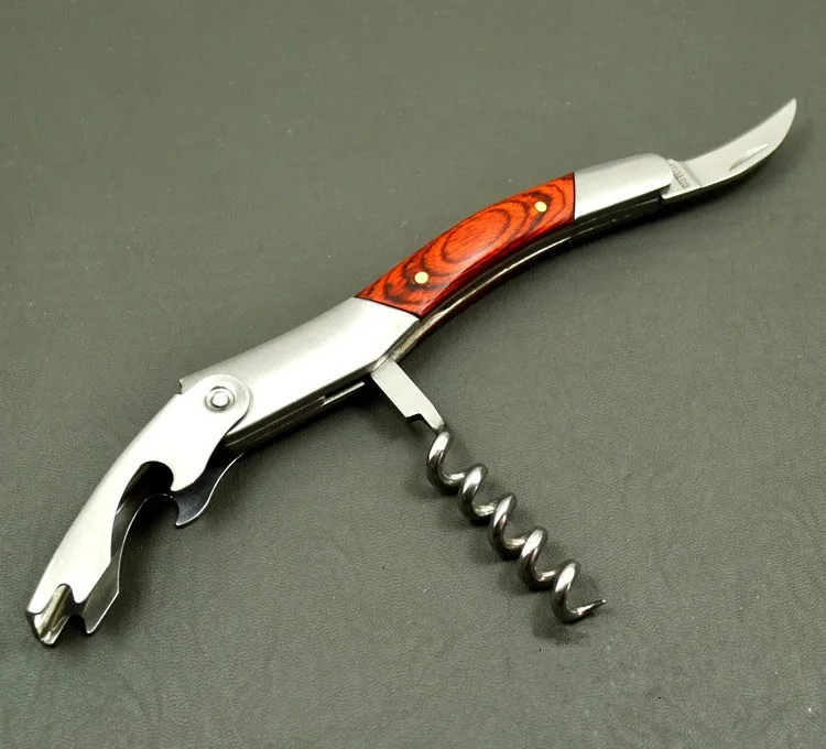 Wholesale Wine Corkscrew Bottle Opener Waiters Corkscrew With Wooden Gift Box